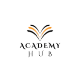 black orange modern academy logo (1)